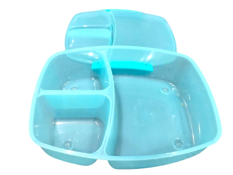 Khurshid Plastics Plastic Lunch box from Khorshid Plast Plastic - Light Blue - Image 2